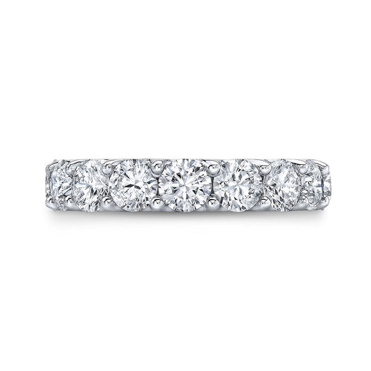 14K White Gold Diamond Eternity Wedding Ring