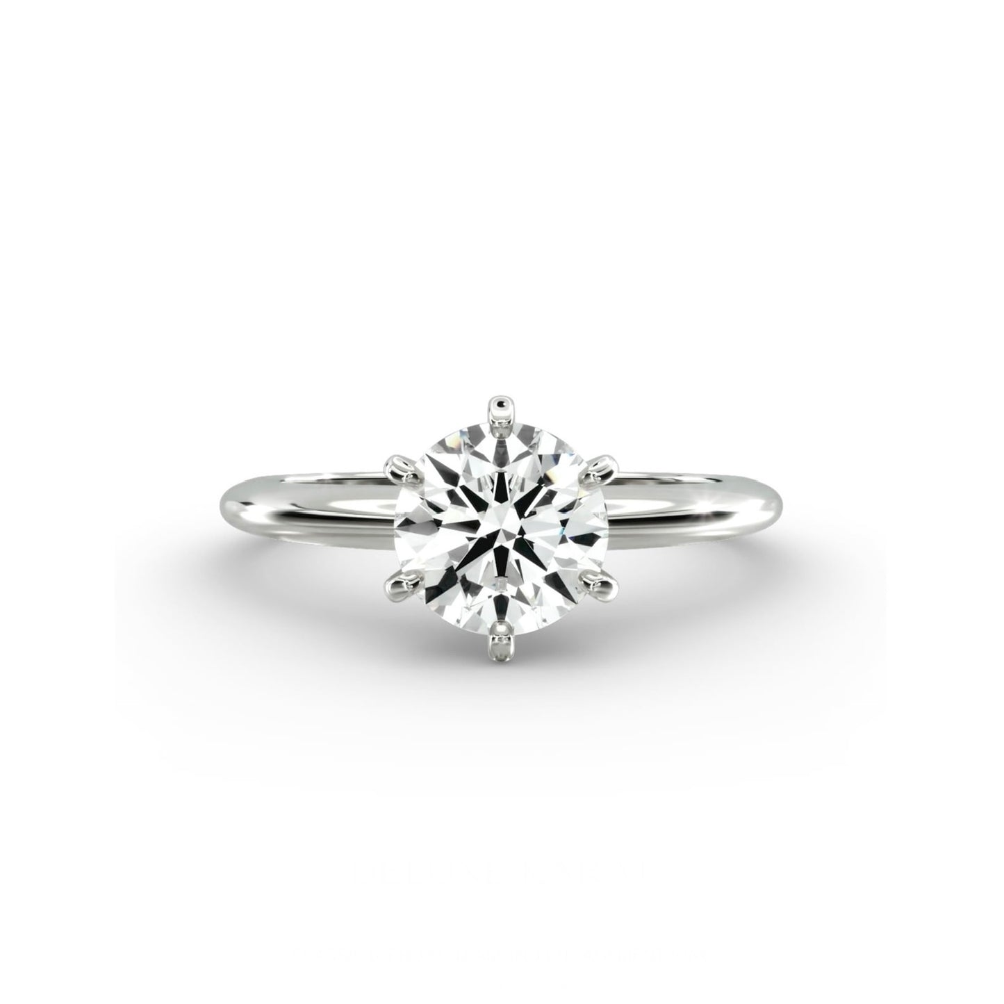 1.02 Ct. 14K White Gold Certified Diamond Engagement Ring
